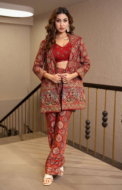 Meetha Khara Blazer Set