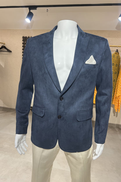 Sapphire Royale Velvet Jacket