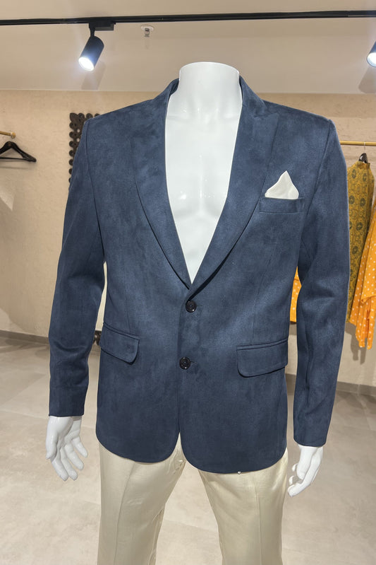 Sapphire Royale Velvet Jacket