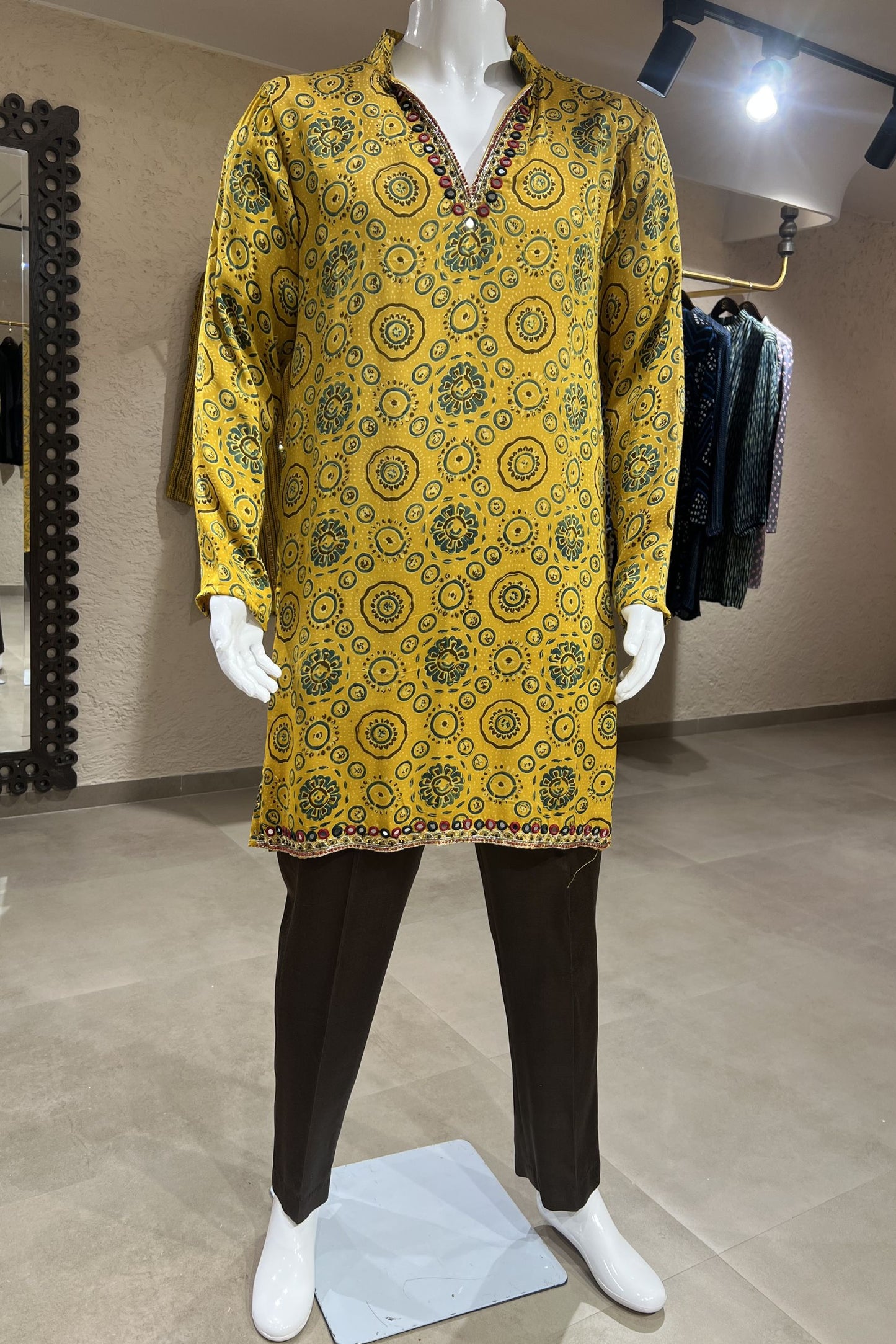 Mehrab Printed Modal Silk Kurta Set