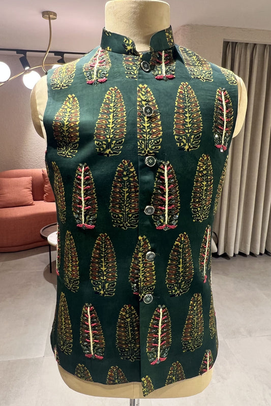 Emerald Virasat Mashroo Jacket