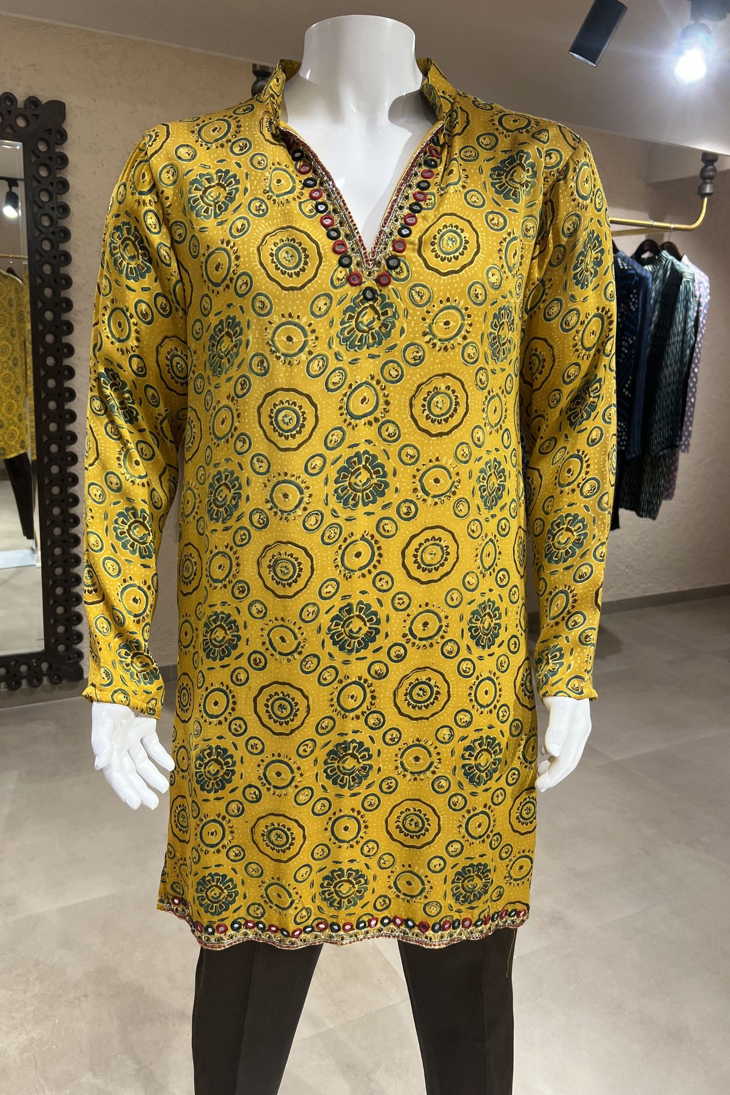 Mehrab Printed Modal Silk Kurta Set