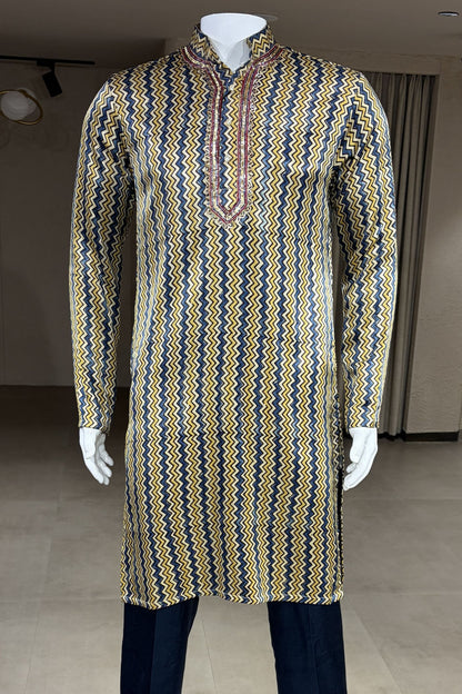 Leher Kurta Set