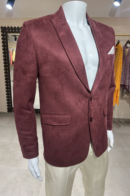 Crimson Royale Velvet Jacket