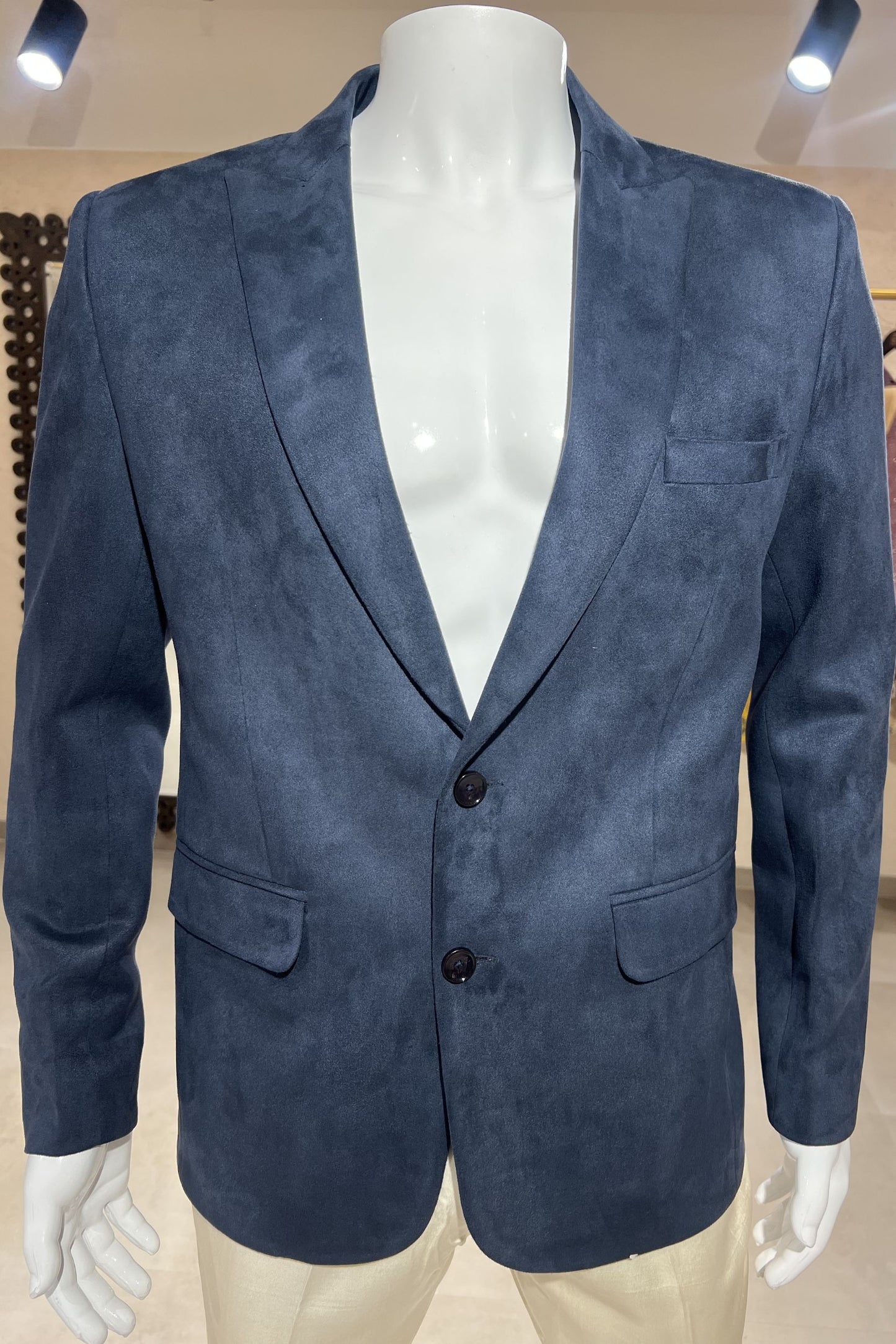 Sapphire Royale Velvet Jacket