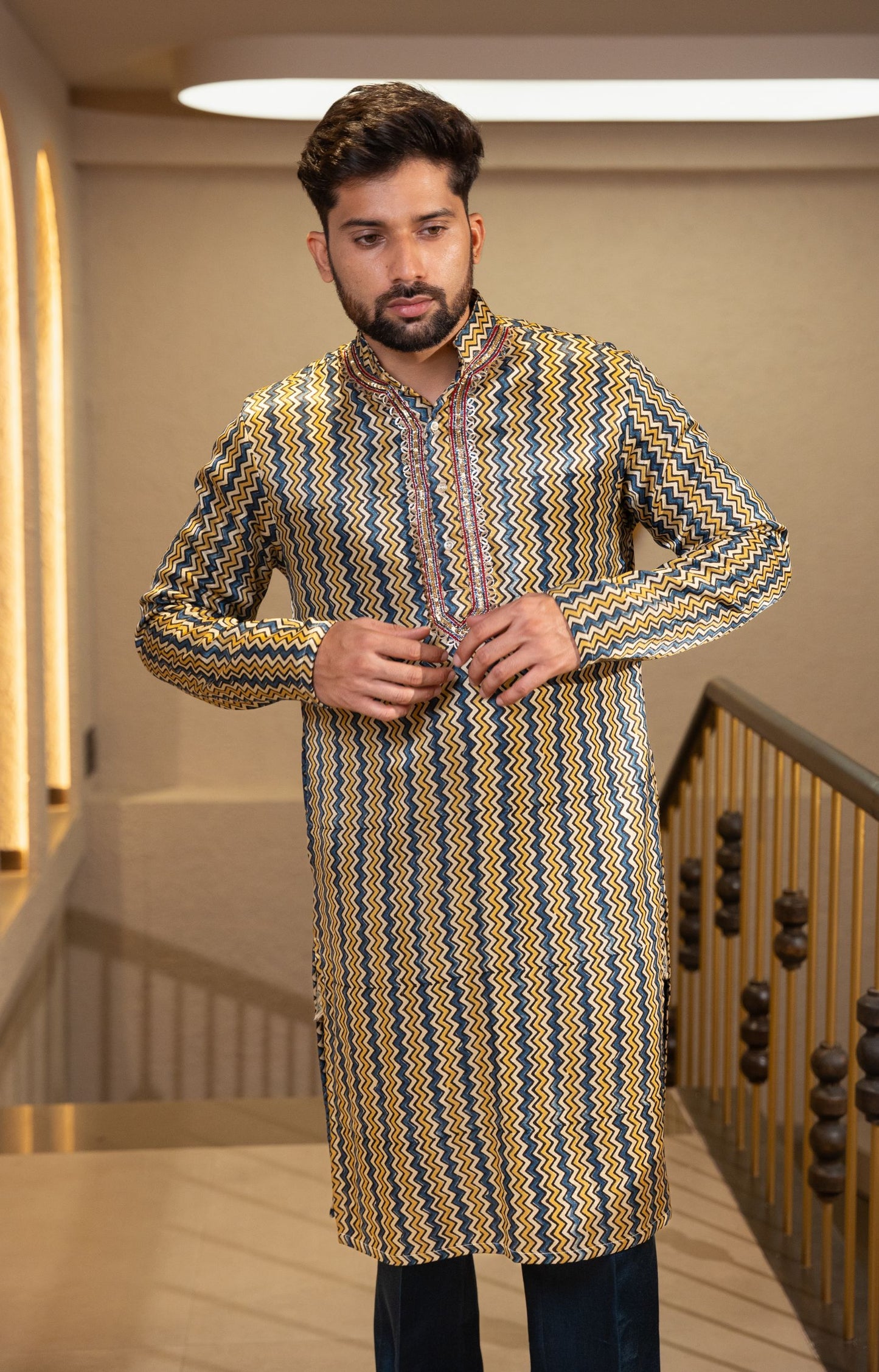 Leher Kurta Set
