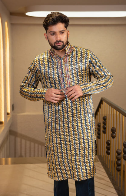 Leher Kurta Set