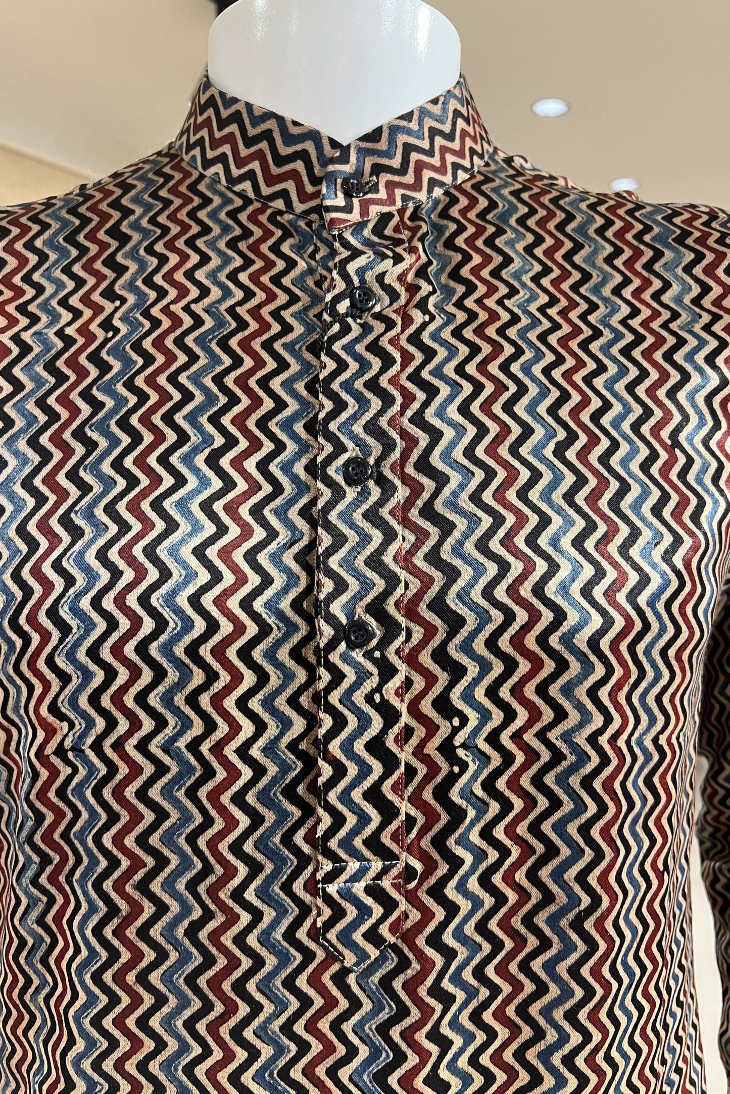 Rajsi Chevron Modal Silk Kurta Set