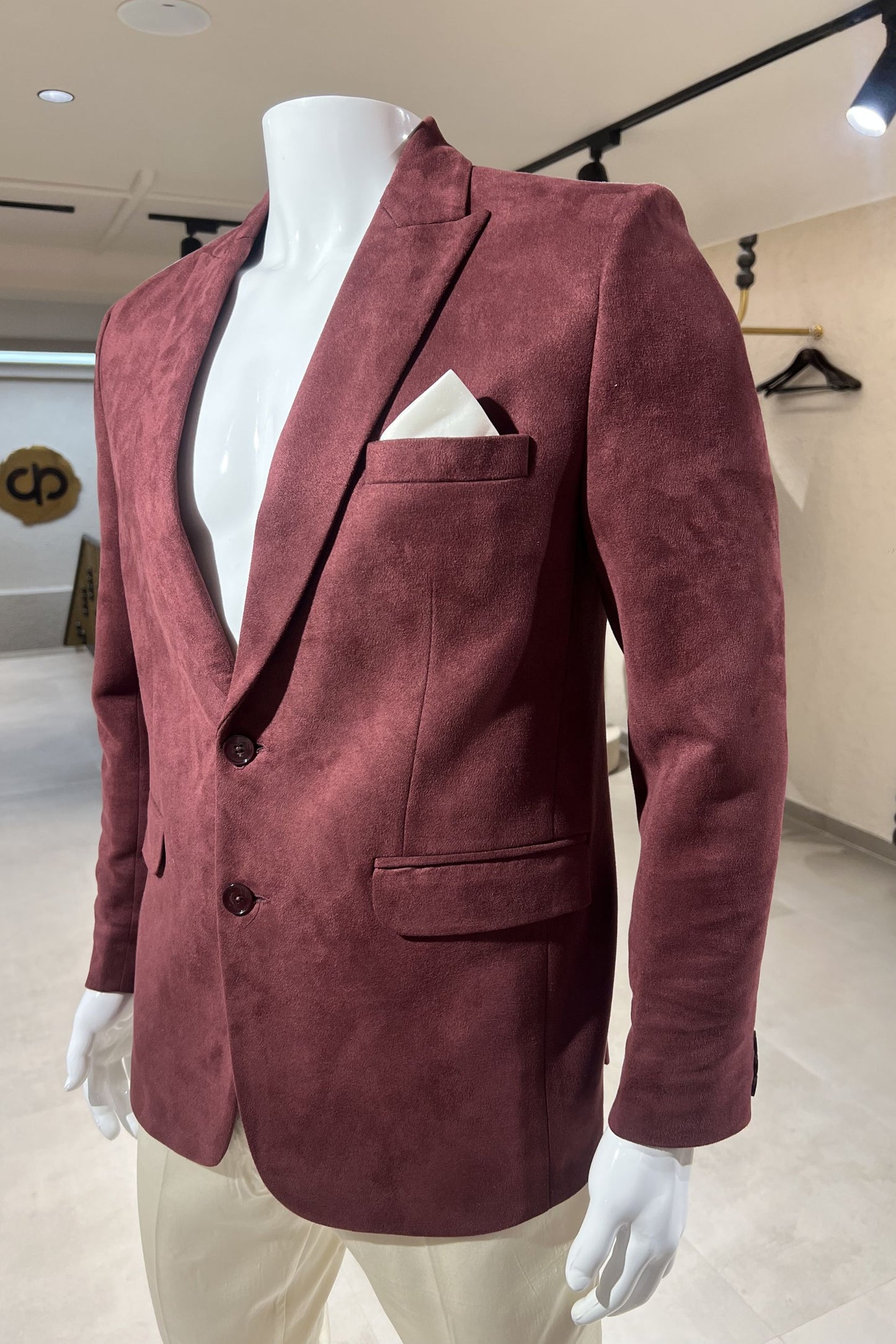 Crimson Royale Velvet Jacket
