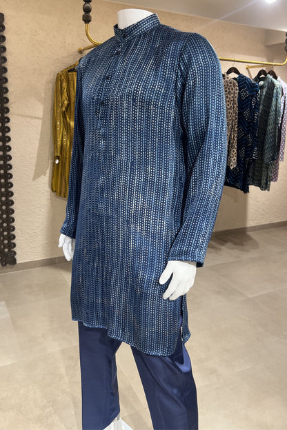 Neel Bindu Modal Silk Kurta Set