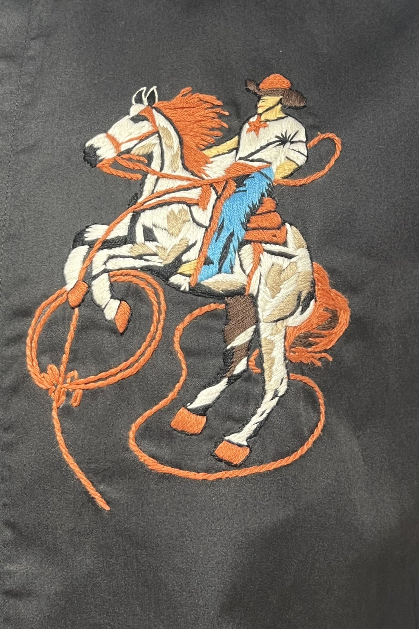 Men's Black Hand Embroidered Shirt – Royal Horse Rider