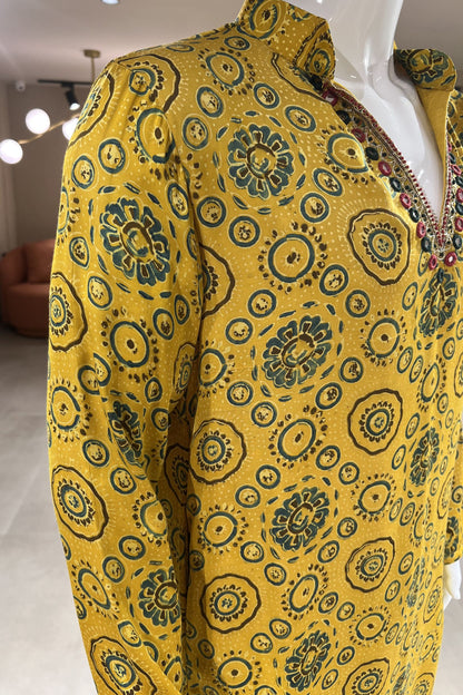 Mehrab Printed Modal Silk Kurta Set