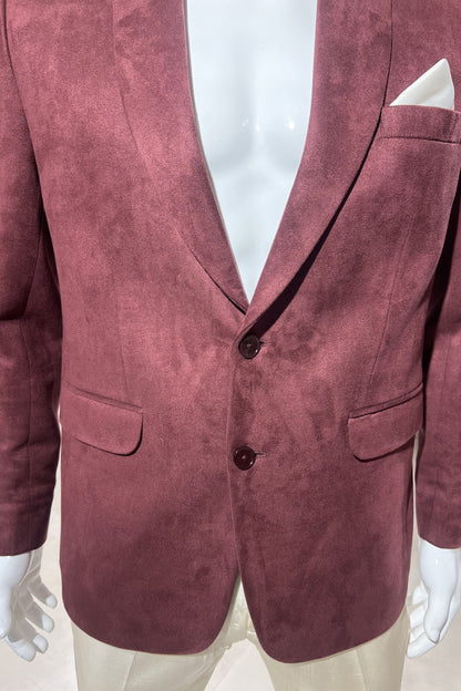 Crimson Royale Velvet Jacket