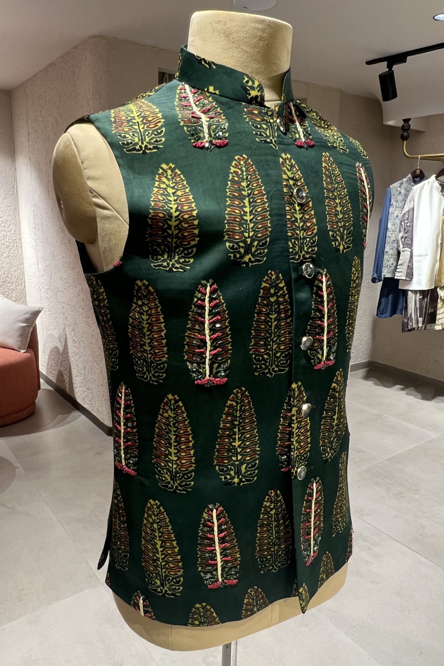 Emerald Virasat Mashroo Jacket