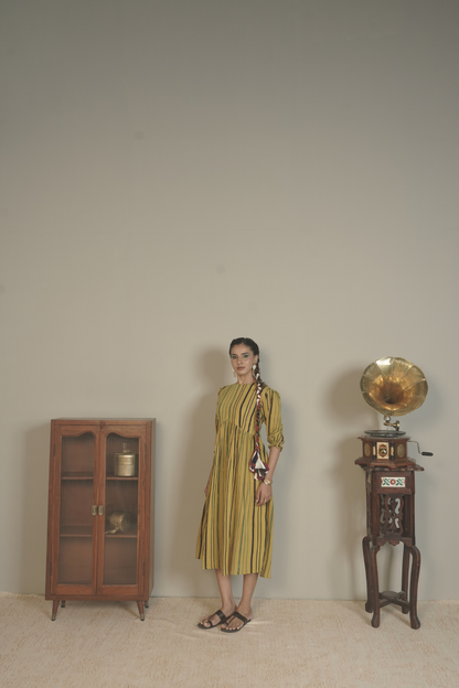 Sunline Ajrakh Cotton Dress – Aira