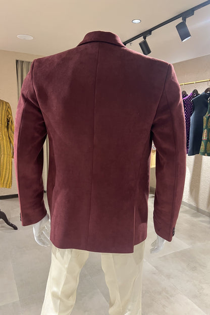 Crimson Royale Velvet Jacket